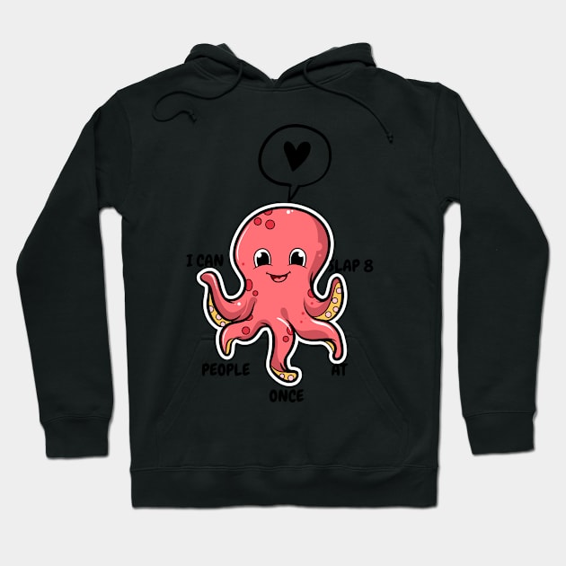 Funny Slapping Octopus Hoodie by yassinebd